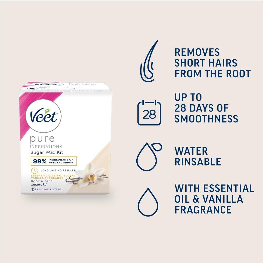 Thumbnail 2 de Veet Essential Oils and Floral Vanilla Hot Wax in 250 ml Jar — Multicolor