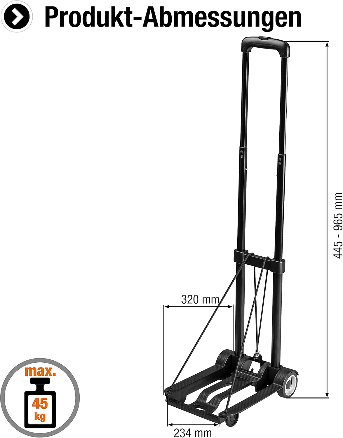 Thumbnail 1 de Meister Carrello pieghevole mini da 45 kg (8985730)