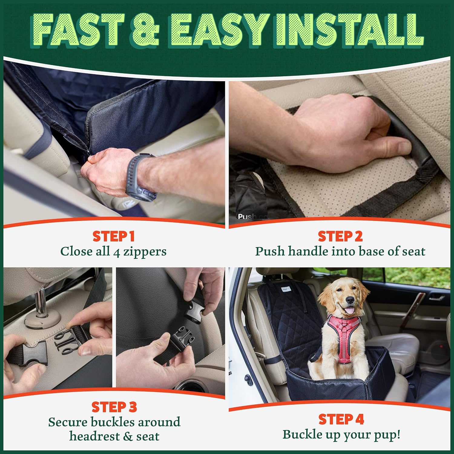 Thumbnail 5 de KT-Sports Dog Car Seat 2-in-1 booster seat