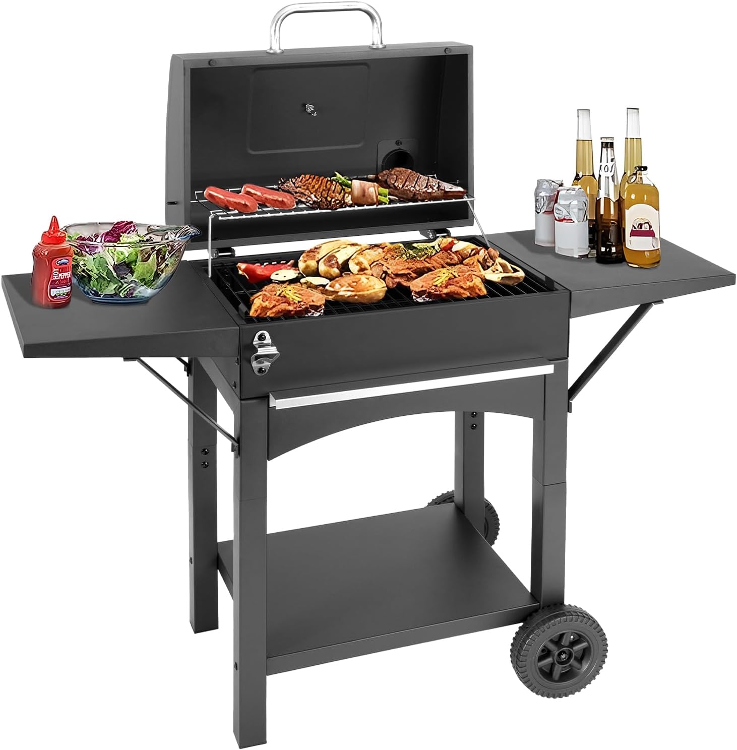 Detalle de Portable BBQ Barbecue Grill Outdoor Compact Smoker