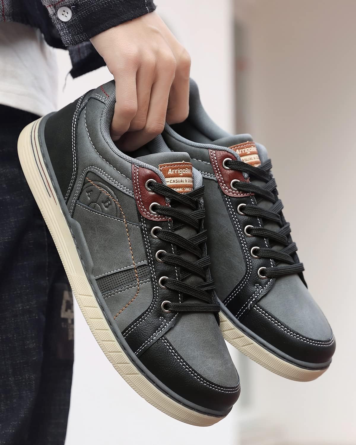 Detalle 2 de ARRIGO BELLO Sneaker Herren Freizeitschuh Leichtgewicht