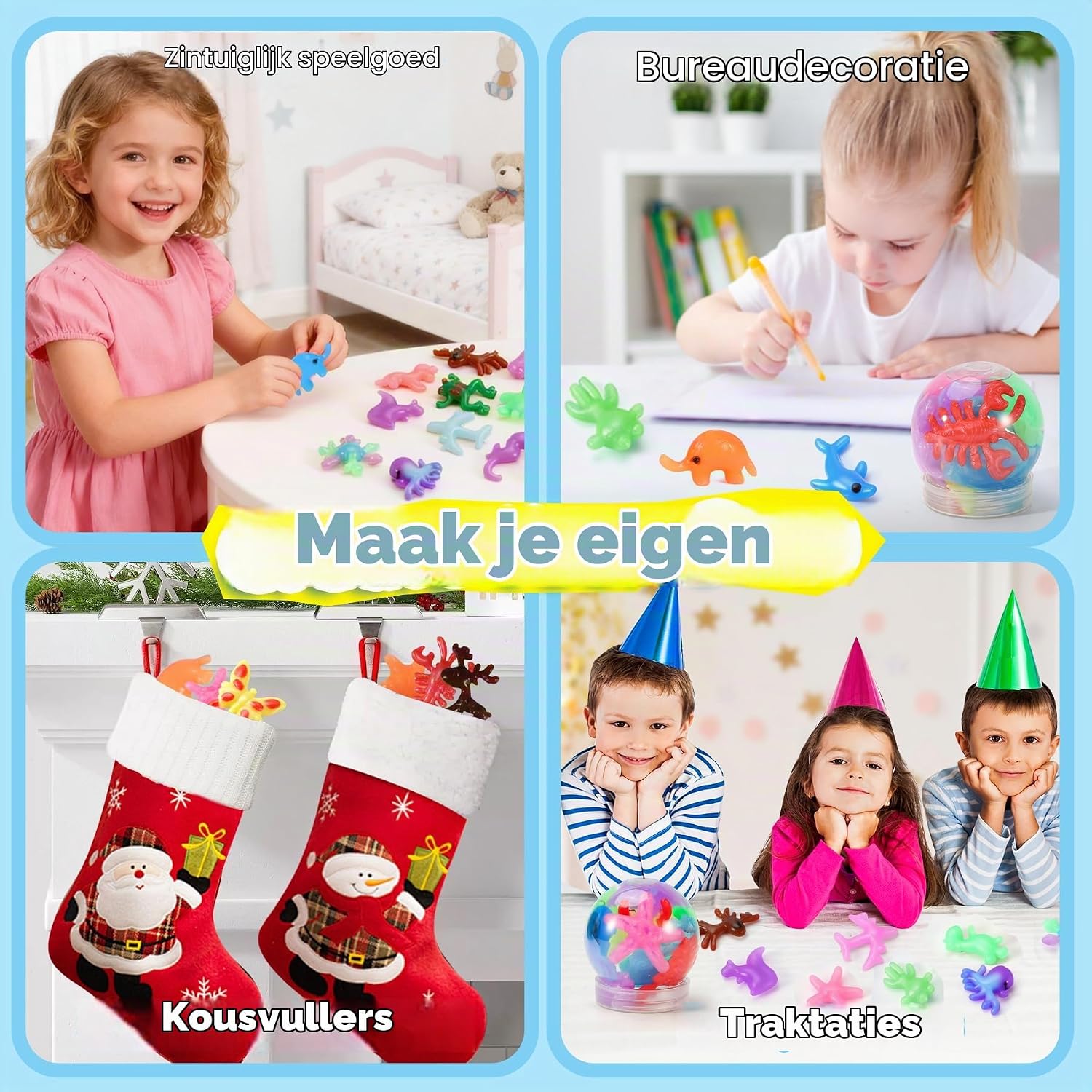 Thumbnail 6 de URMYWO UR-SMF01AD-EU magische watergelset met 20 kleuren en 24 vormen