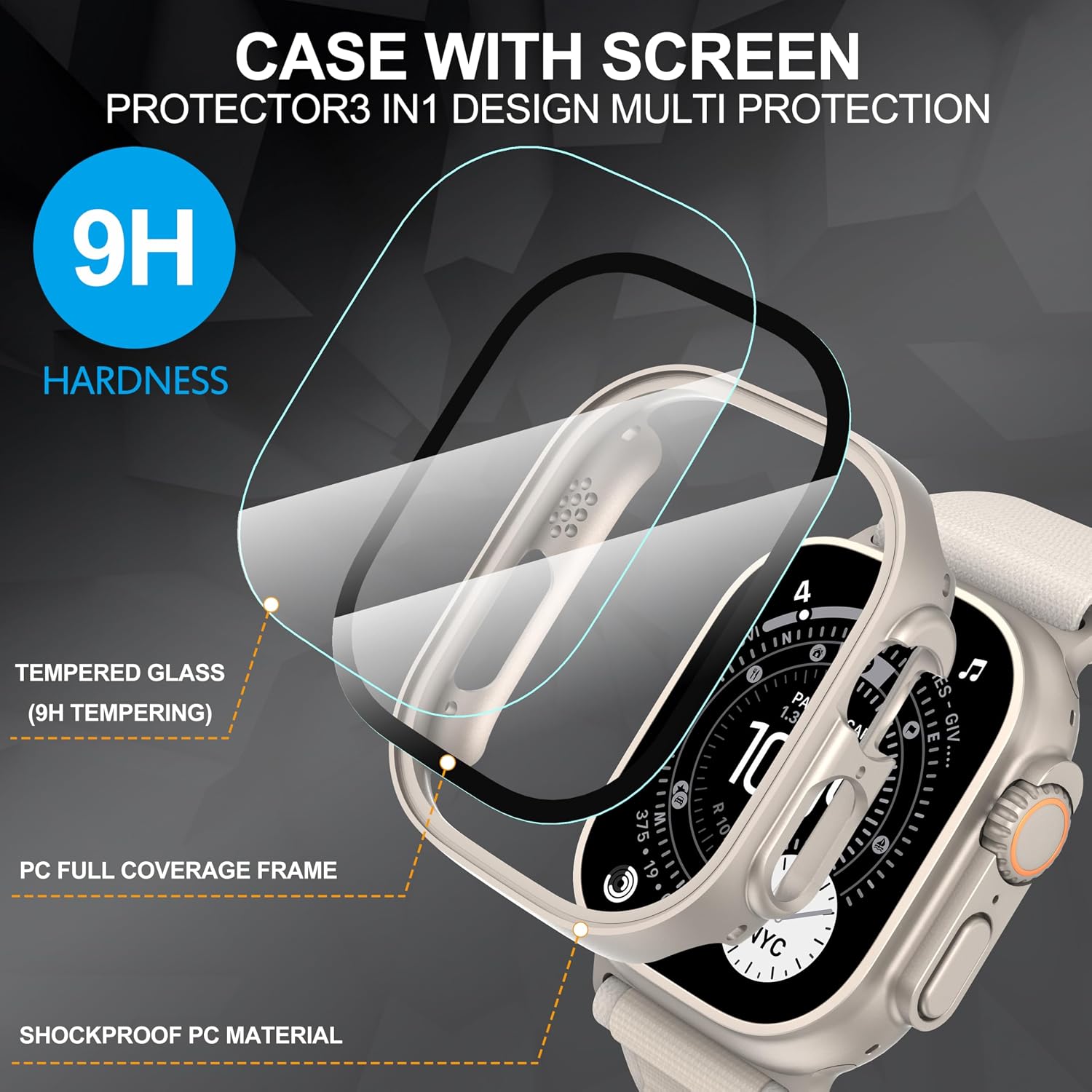 Detalle 2 de Diruite 2-Pack Screen Protector 49mm