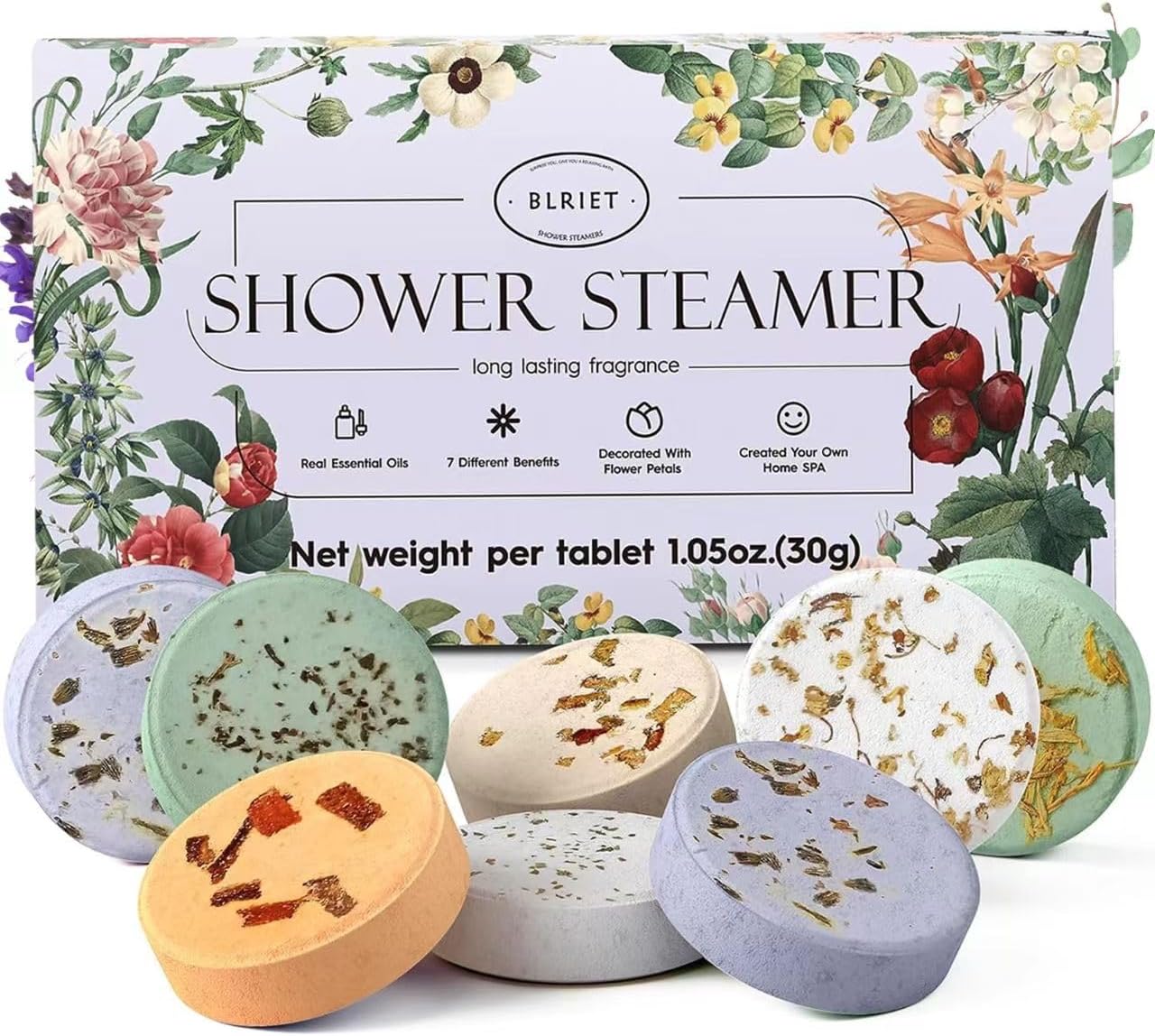 Thumbnail 6 de BLRIET Shower Steamers Aromatherapy 8 Pack