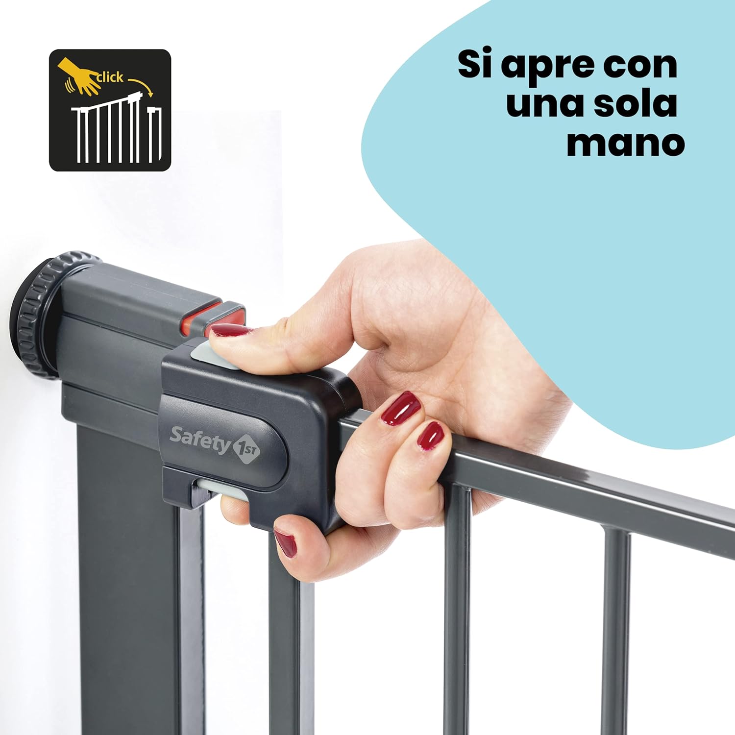 Thumbnail 3 de Safety 1st Easy Close Metal cancelletto 73-80 cm