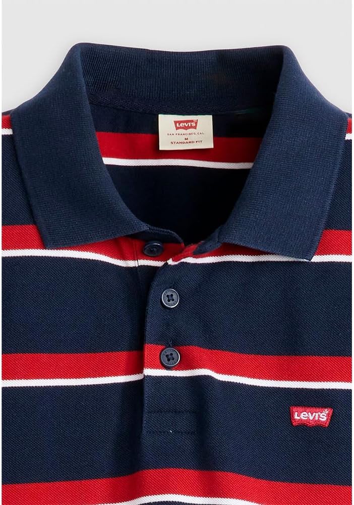 Detalle 2 de Levi's Men's Housemark Polo Shirt, Chesthit Logo – Polo Levi's emblématique