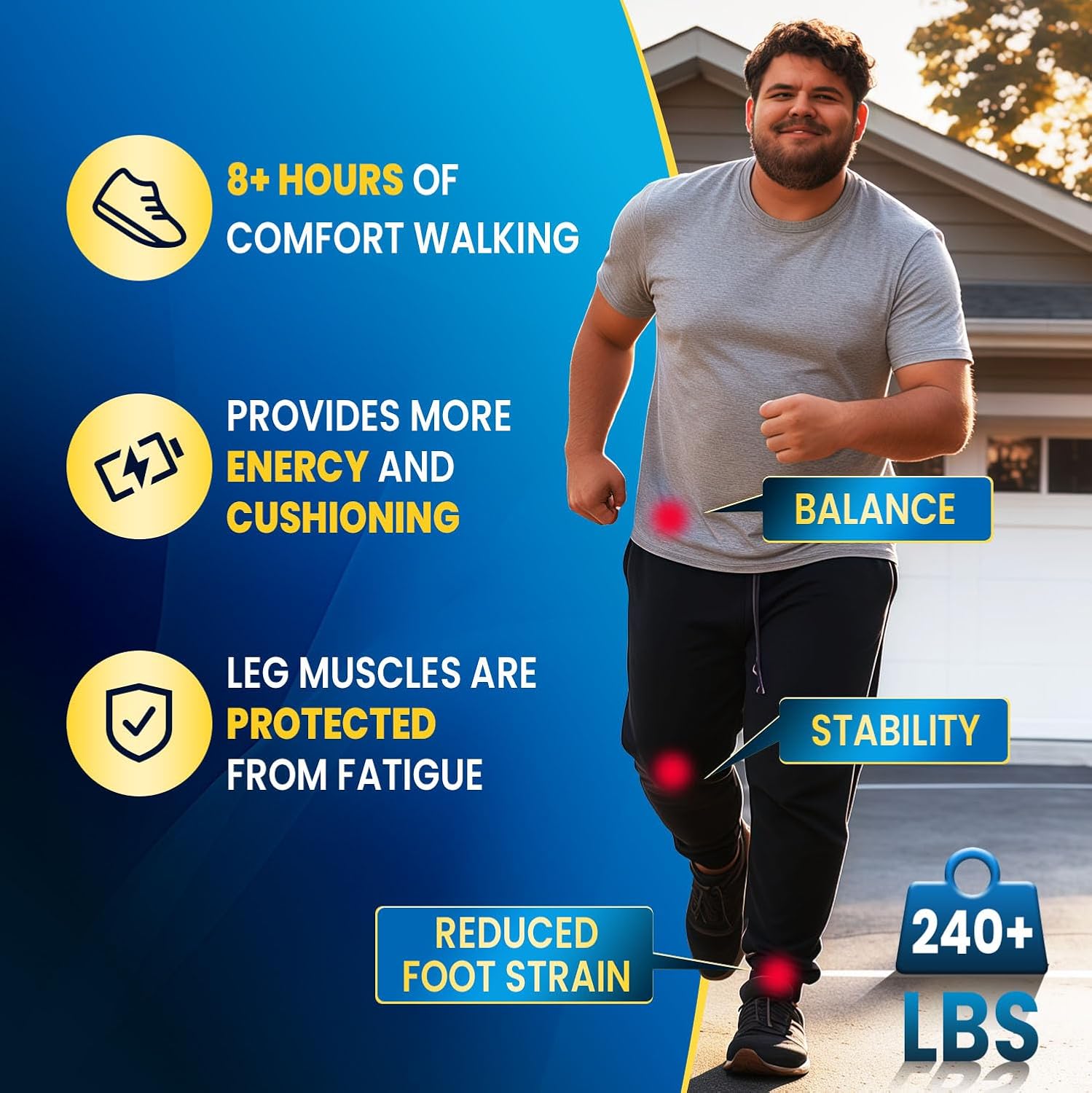 Thumbnail 5 de PCSsole Orthotic Insoles, Men's 13–13.5/Women's 15–15.5