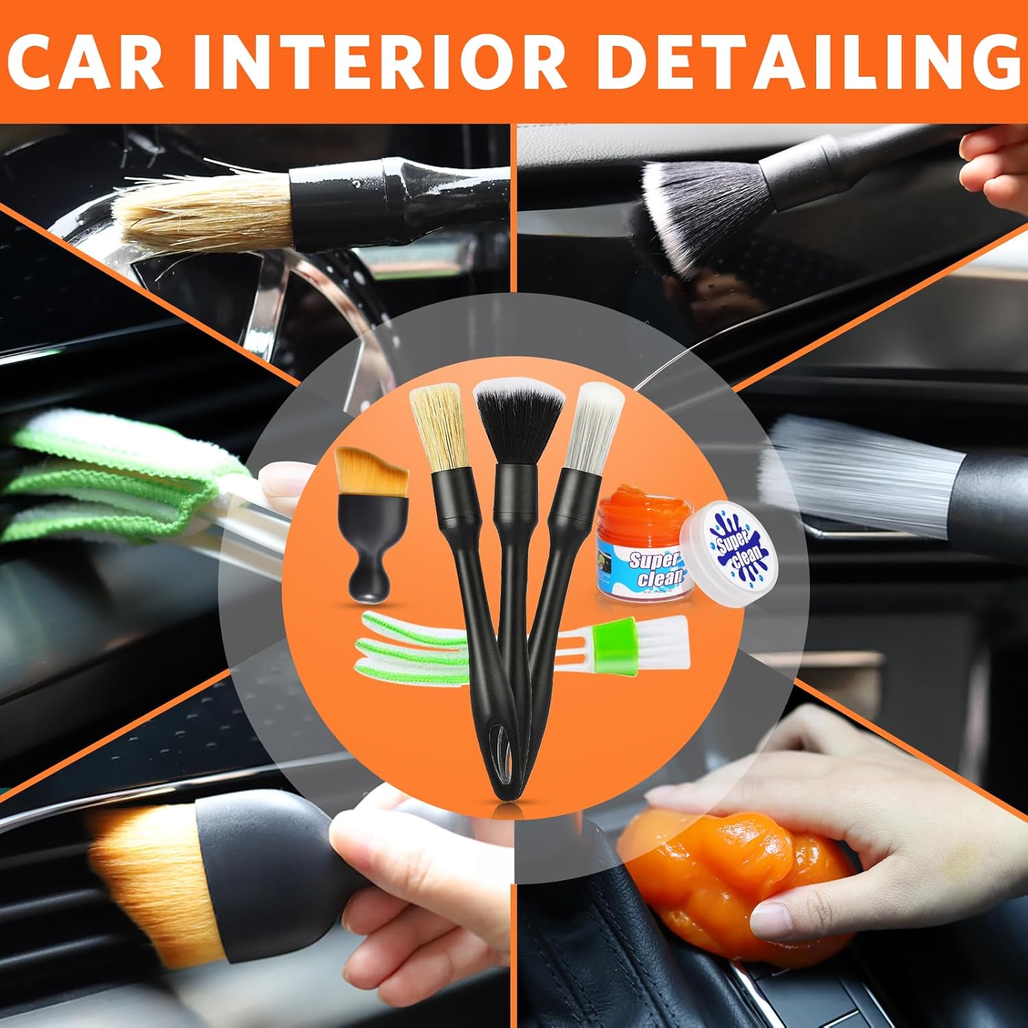 Thumbnail 3 de KEYAYE 25 Pcs Car Cleaning Kit