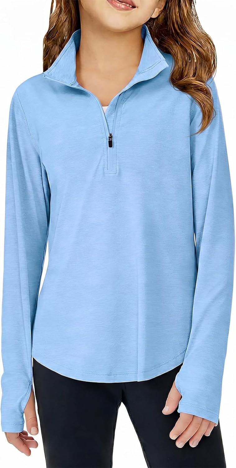 Detalle de Haloumoning Girls Athletic Shirt, Polyester-Elastane Blend