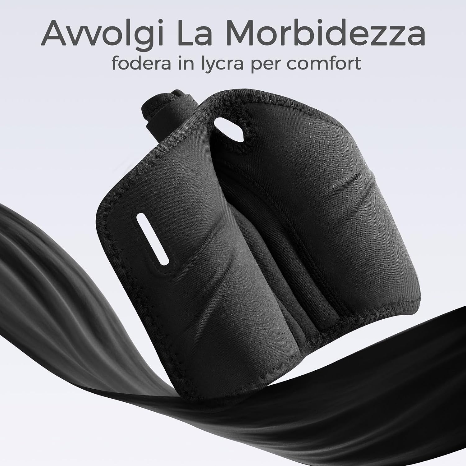 Detalle de FREETOO tutore pollice destro e sinistro ergonomico per tendinite, rizoartrosi e De Quervain (S/M, bianco/nero)