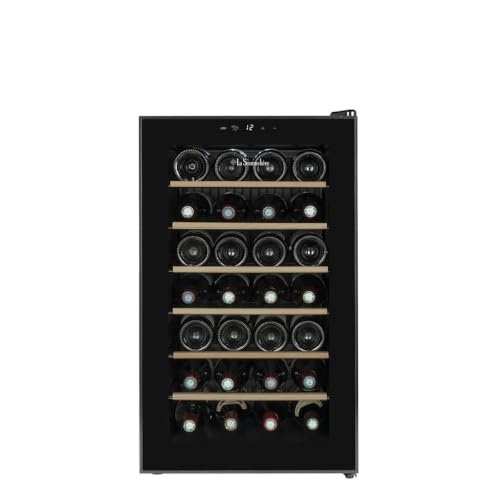 Detalle de LA SOMMELIERE Cave hybride ultra silencieuse 28SILENCE – 28 bouteilles