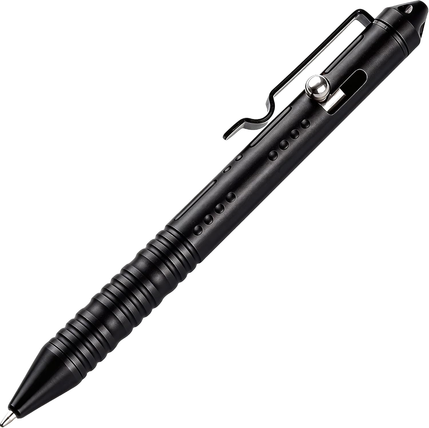 Detalle de SMOOTHERPRO TP156 EDC balpen van aluminium, zwart, fijne punt van 0,5 mm