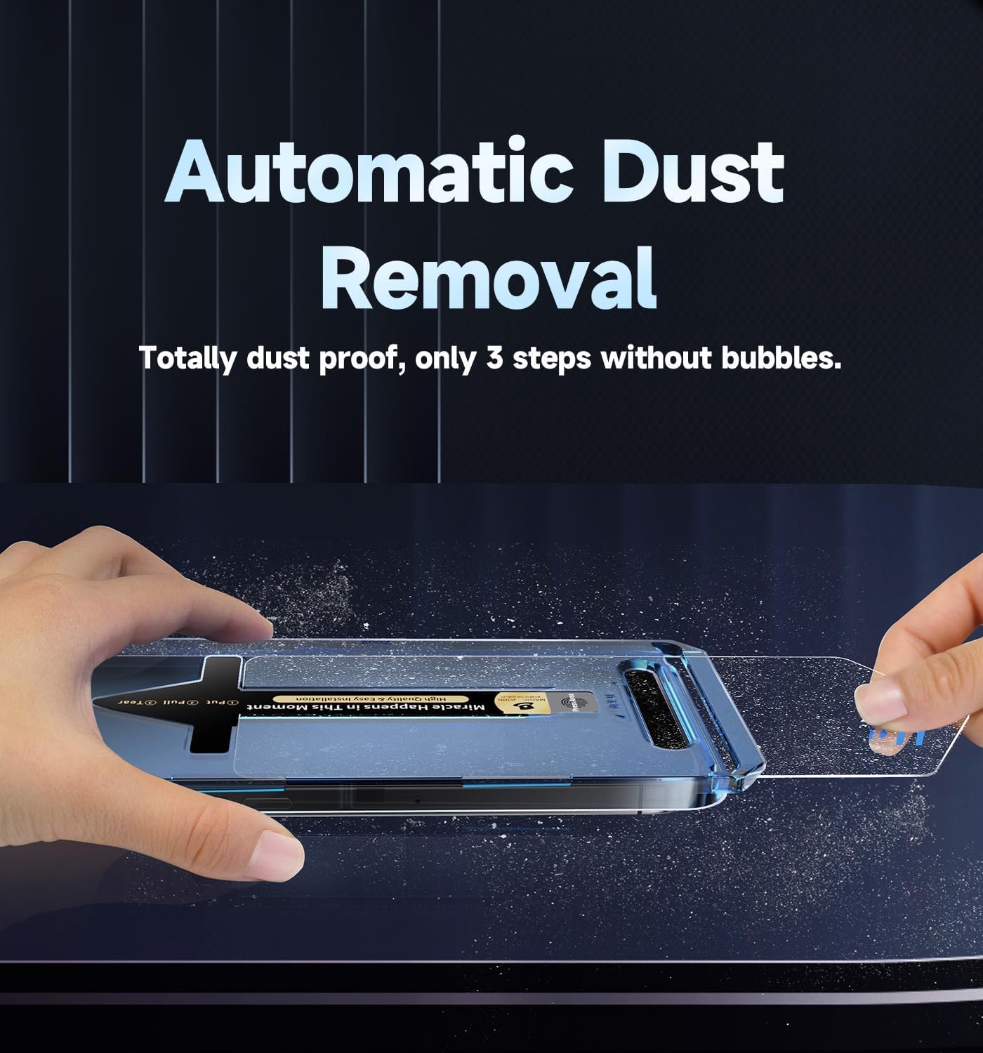 Detalle de MAGIC JOHN iPhone 15 screen protector 2-pack