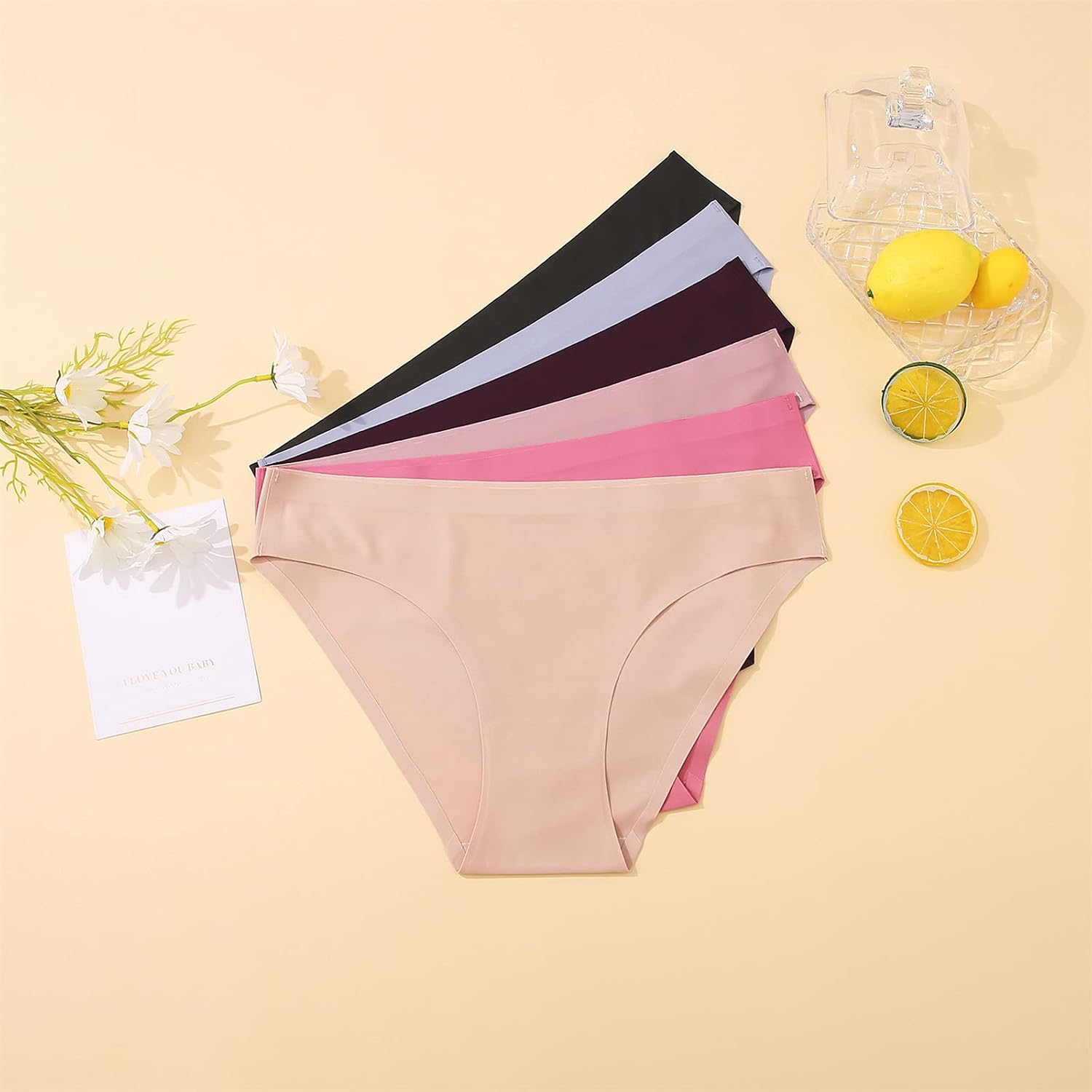 Detalle de FINETOO Seamless Underwear, 12-Pack