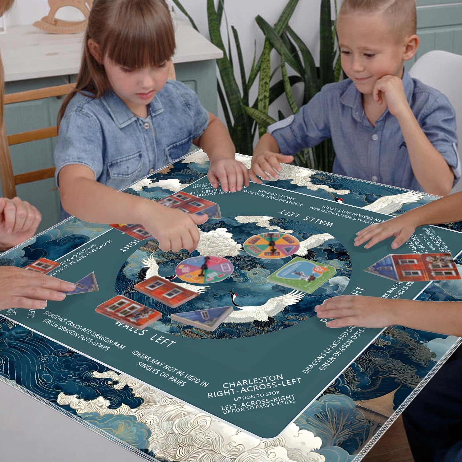 Detalle 1 de Qabliqo Mahjong Mat, 31.5 x 31.5 Inch