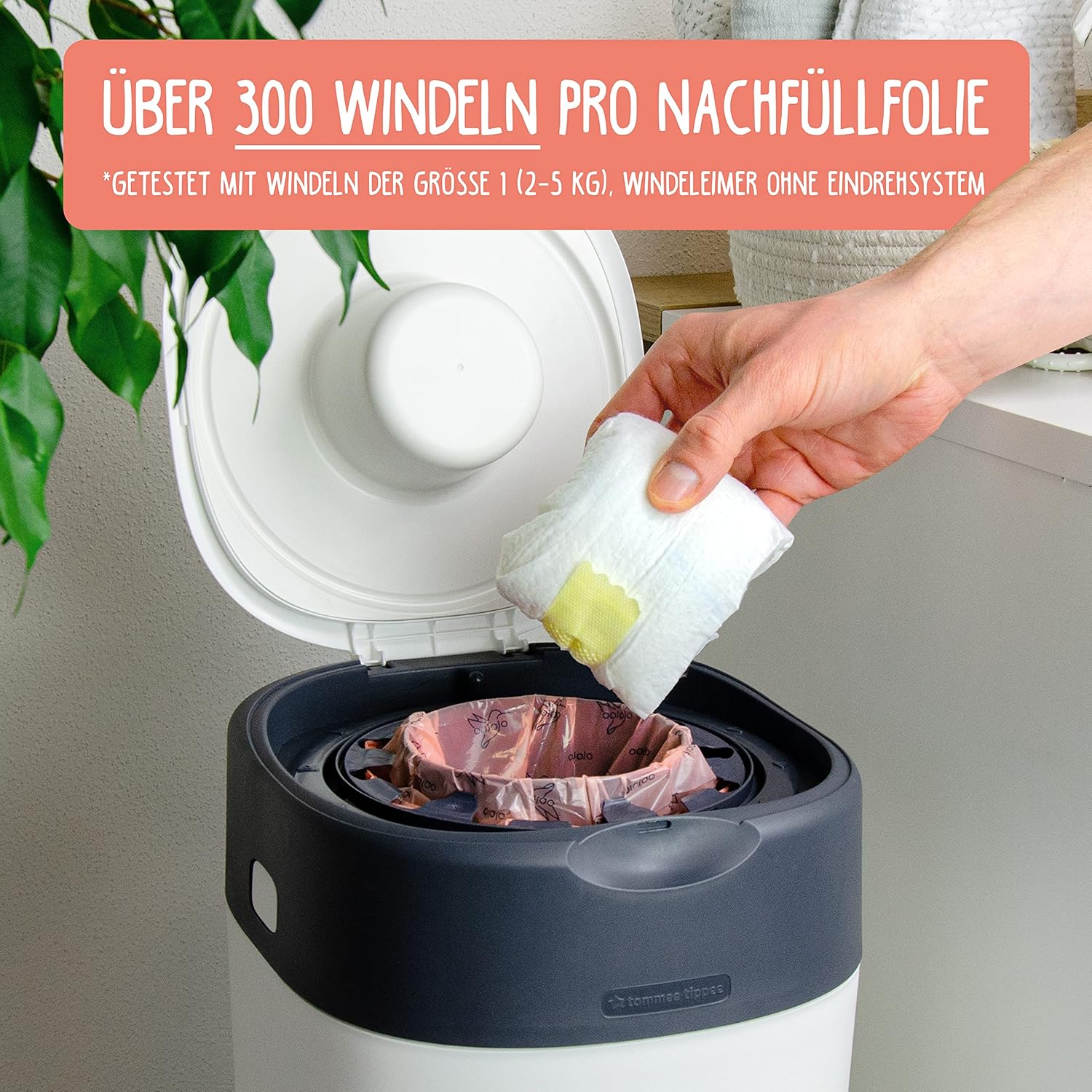 Thumbnail 4 de OLALAO Nachfüllfolie für Windeleimer – 4er-Pack für kompatible Nachfüllkassetten (u. a. Twist & Click)