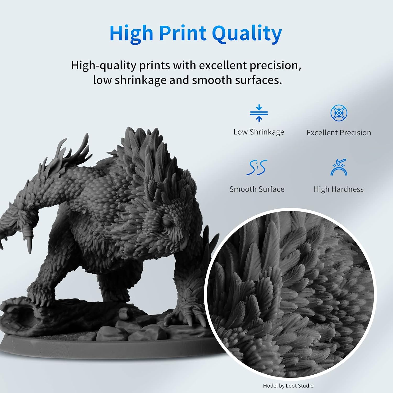 Detalle de ANYCUBIC 3D Printer Resin 1kg