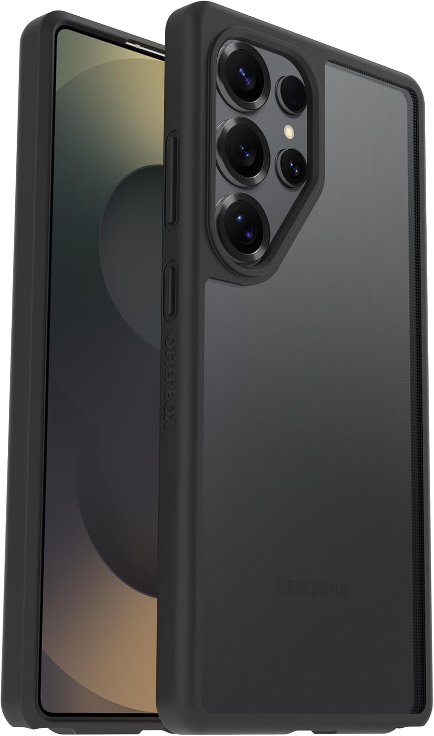 Detalle de OtterBox React Series per Samsung Galaxy S25+ – Cover ultrafine trasparente con protezione shock e MIL-STD 810G