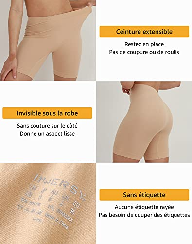 Thumbnail 4 de INNERSY Short Anti Frottement cuisse Femme – Legging Court Beige (S)