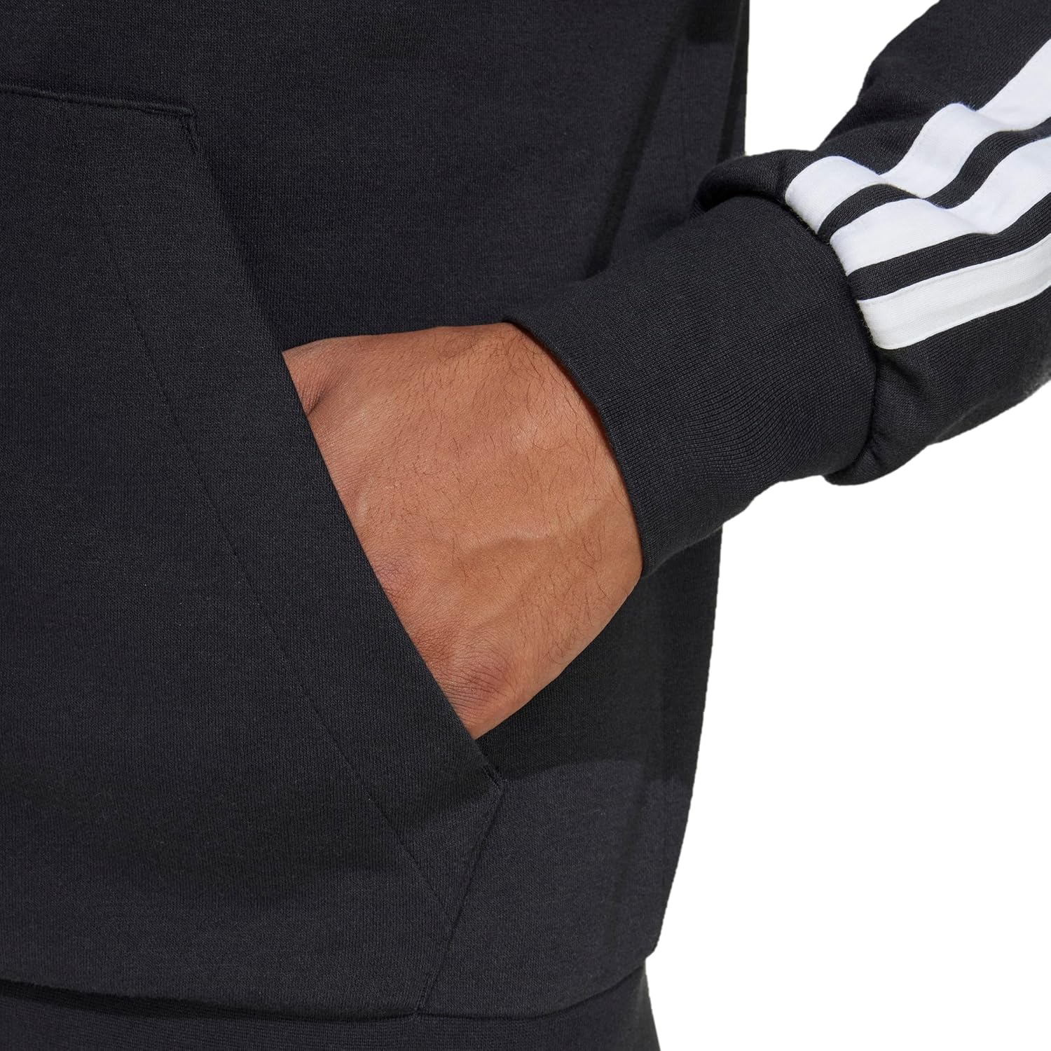 Thumbnail 6 de adidas Herren Essential Three Stripes French Terry Fullzip Hoodie mit durchgehendem Reißverschluss