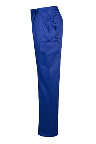 Detalle de VELILLA 345 Pantalón Multibolsillos en color Azulina, Talla 52