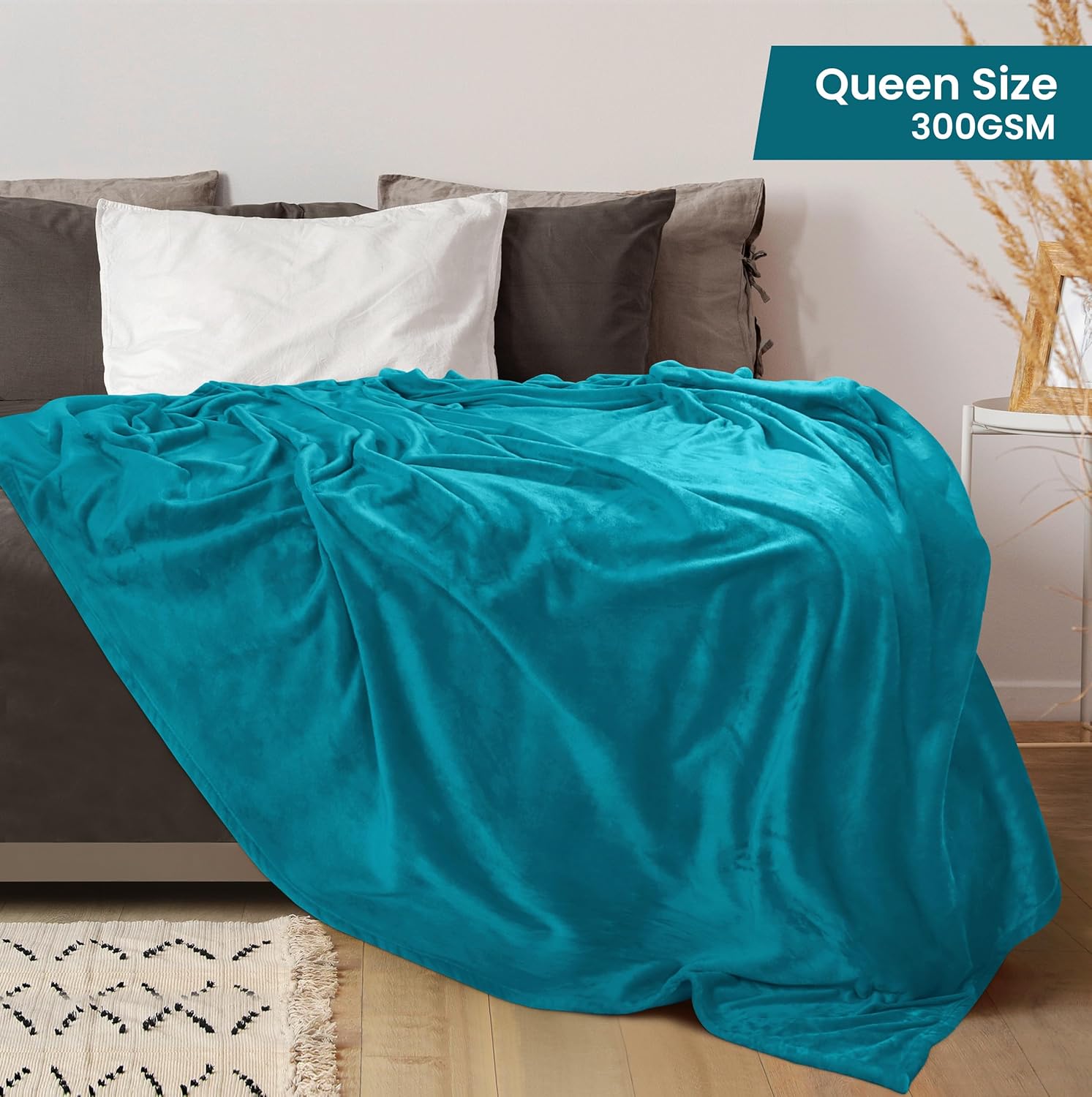 Thumbnail 1 de Utopia Bedding Kuschelige Fleecedecke 228x228 cm