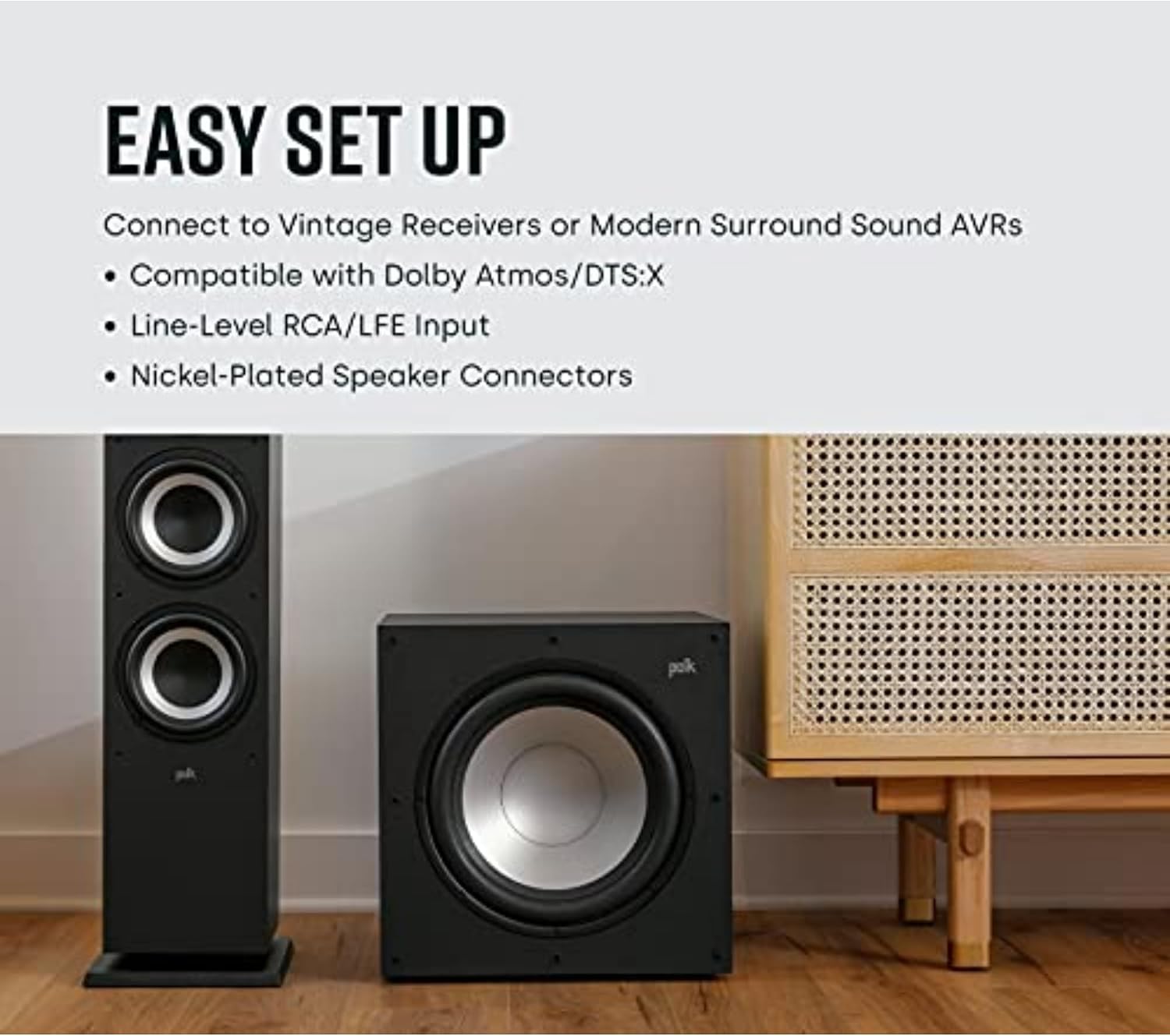 Detalle 1 de Polk Audio Powered Subwoofer, 12-Inch