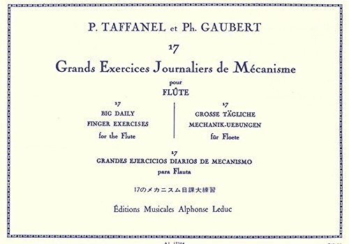 Detalle 2 de Paul Taffanel & Philippe Gaubert — 17 Grands Exercices Journaliers de Mécanisme pour Flûte Traversière (Alphonse Leduc)