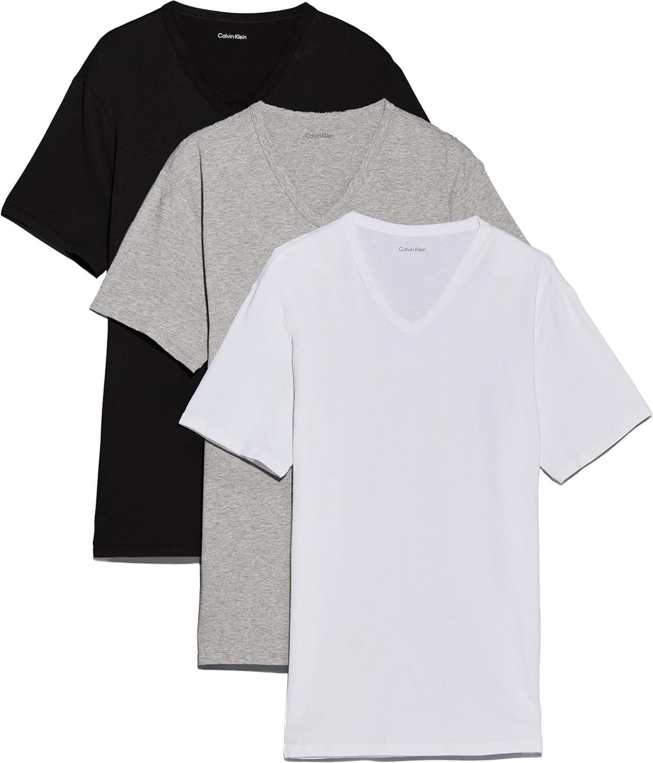 Thumbnail 6 de Calvin Klein Herren 3er-Set T-Shirts Kurzarm mit V-Ausschnitt (normaler Schnitt)