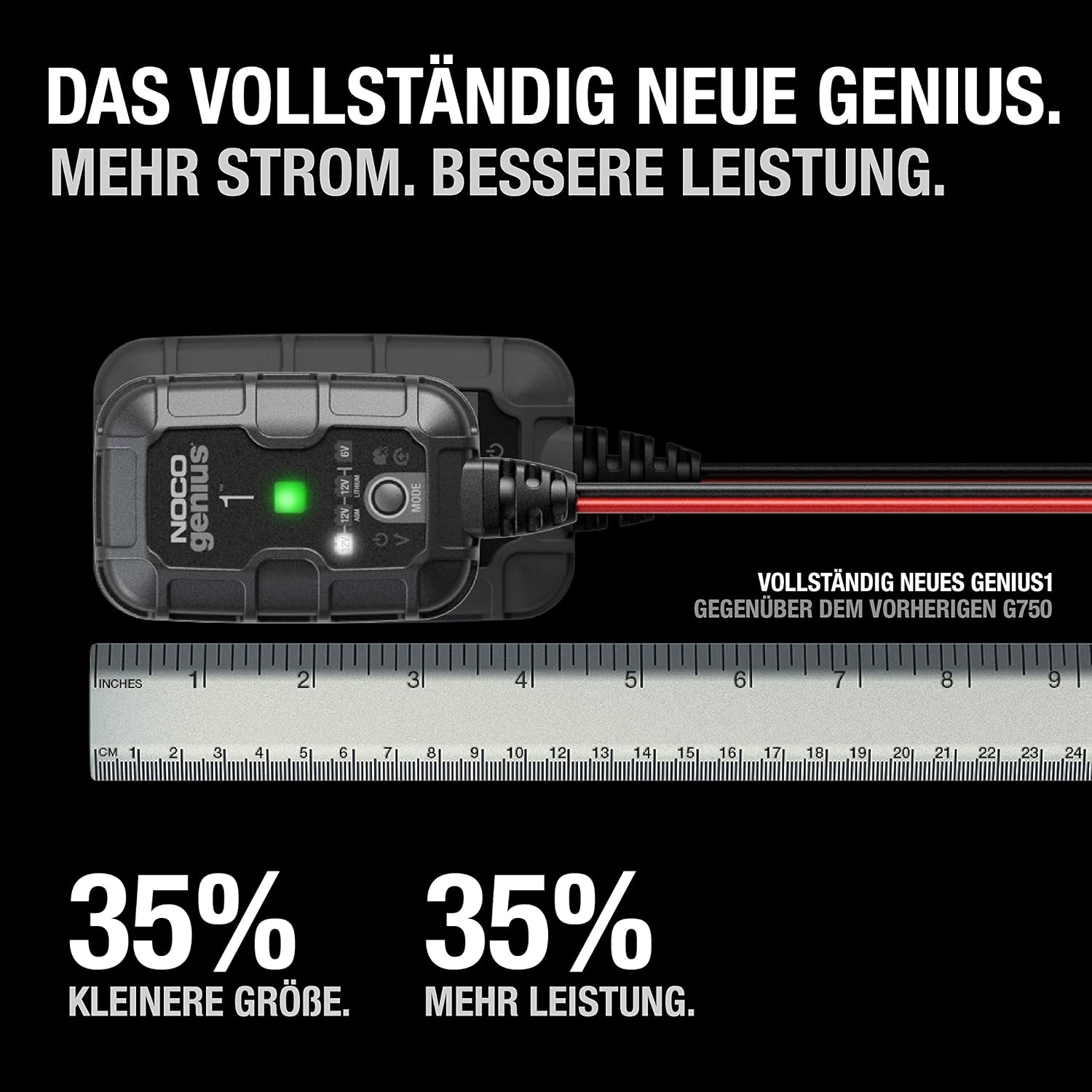 Detalle 2 de NOCO GENIUS1 Batterieladegerät 1A