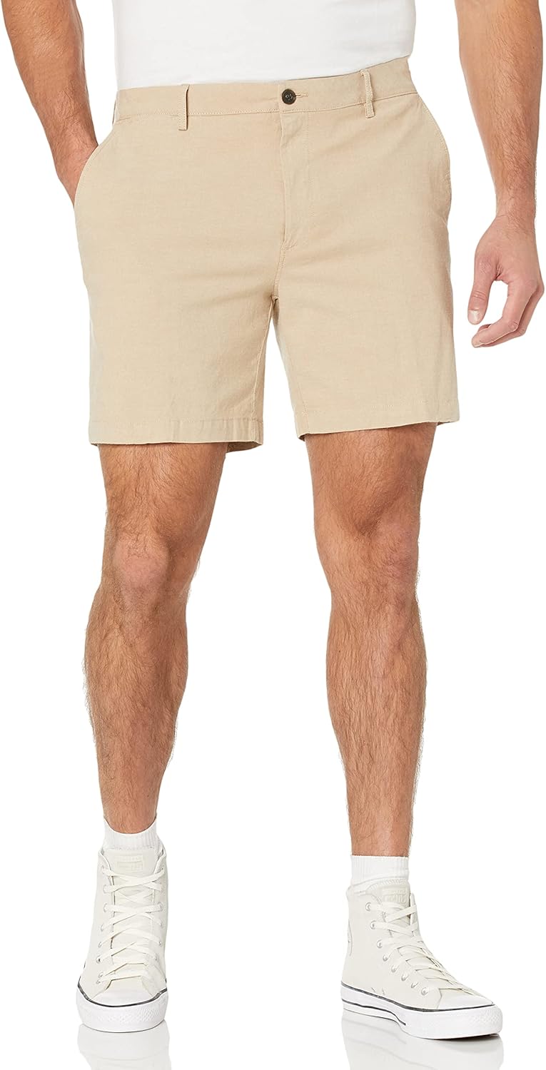 Thumbnail 6 de Amazon Essentials Men's Slim-Fit 7" Lightweight Comfort Stretch Oxford Shorts with Tapered Leg