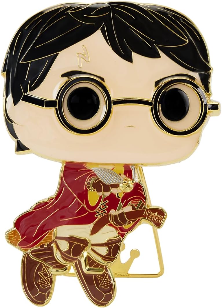 Detalle 2 de Funko Large Pop! Enamel Pin Harry Potter sur balai (broche en émail) POA 20th