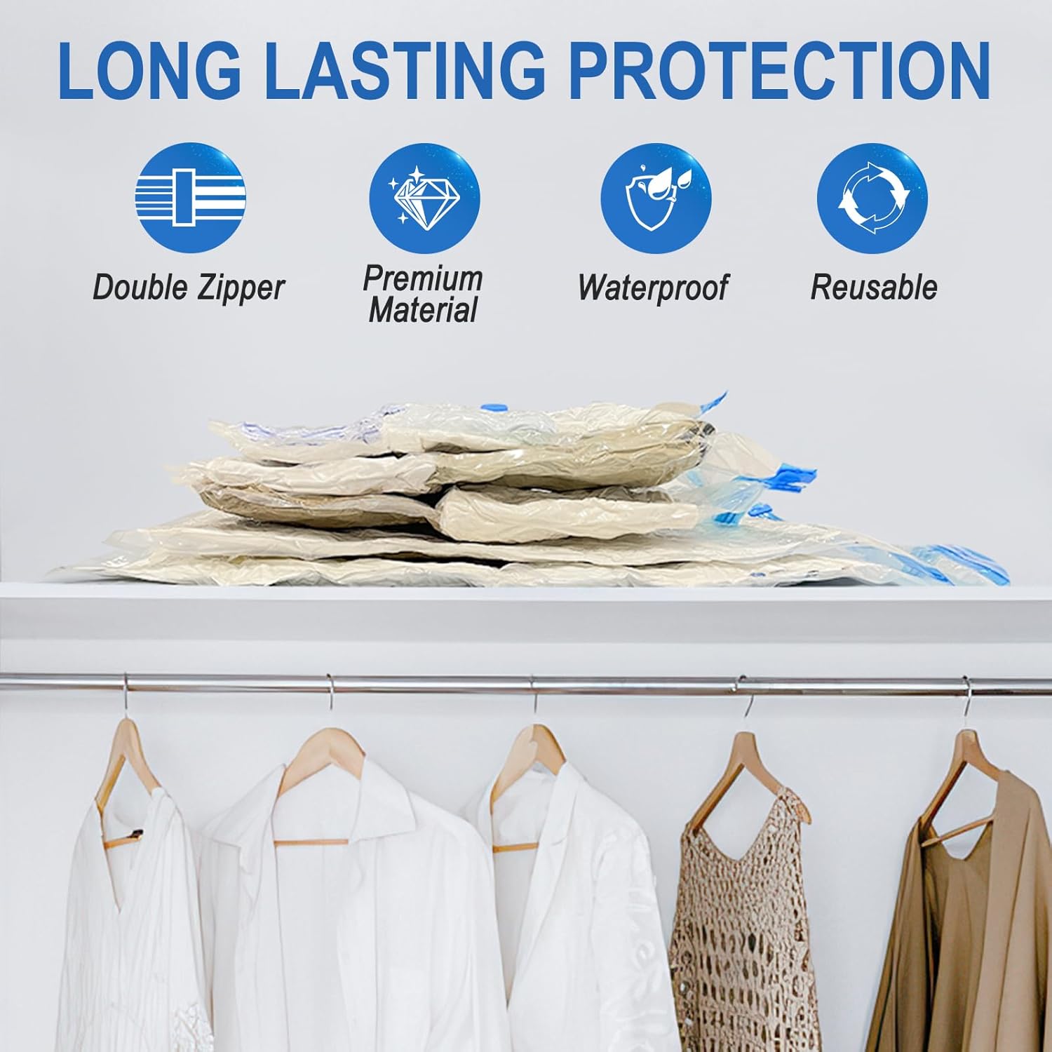Detalle de Fygrip Vacuum Storage Bags 20 Pack