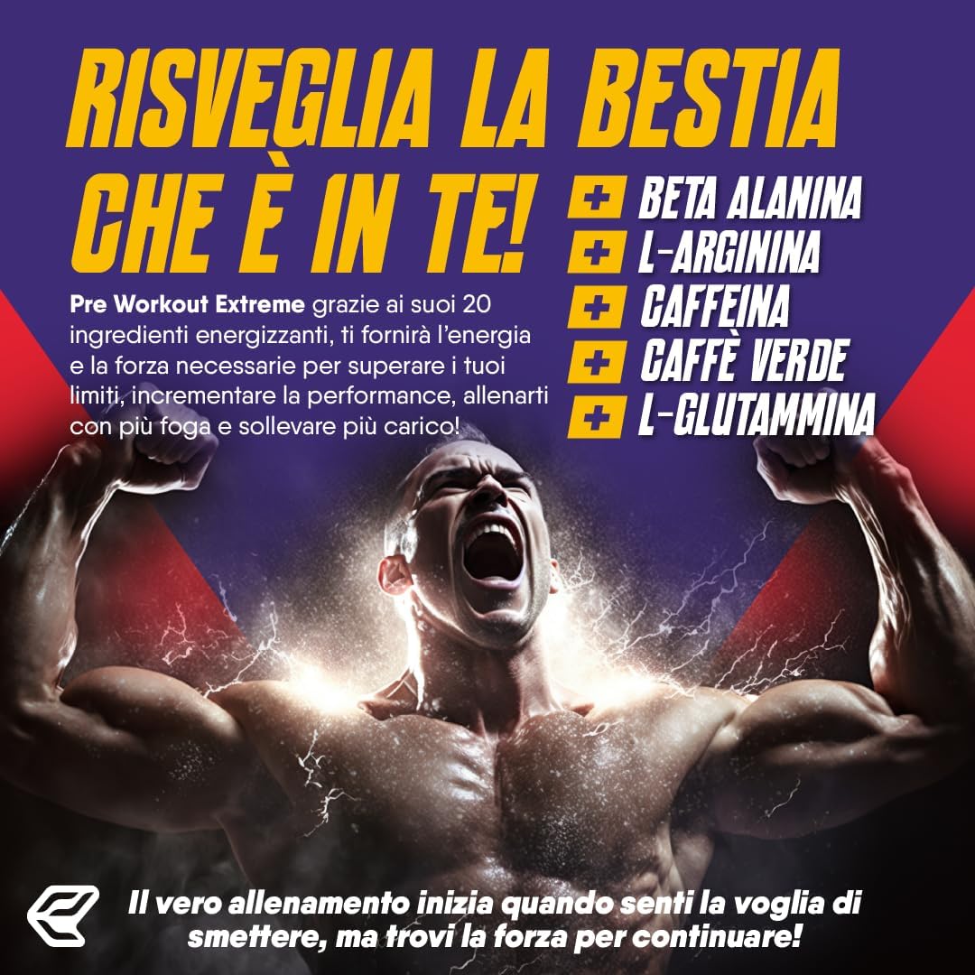 Thumbnail 1 de Italian Elite® Pre Workout Extreme: energia, forza e concentrazione prima dell’allenamento