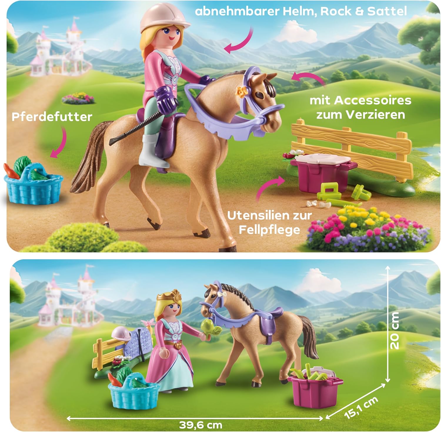 Thumbnail 3 de PLAYMOBIL Princess Magic Prinzessin mit Pferd Spielzeug für Kinder ab 4 Jahren
