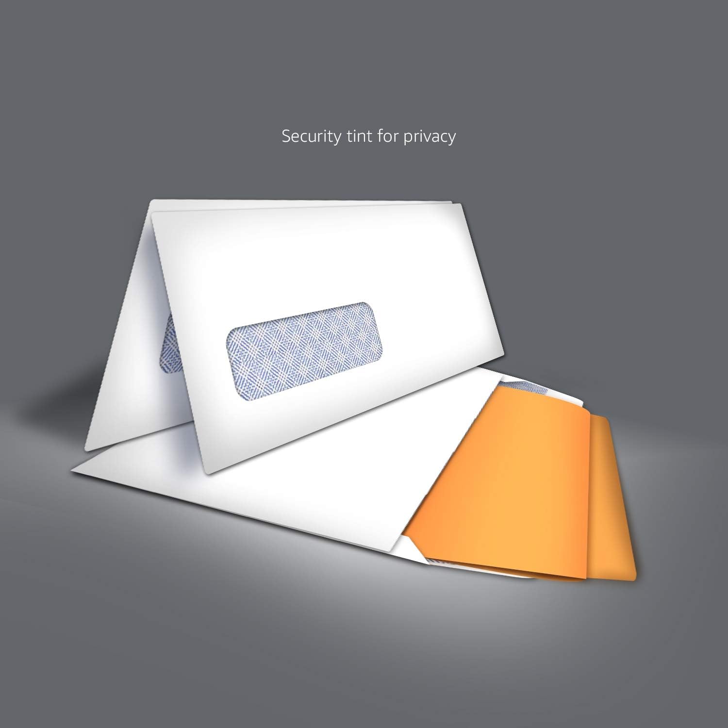 Thumbnail 4 de Amazon Basics #10 Security Tinted Business Envelopes with Left Window, Peel-and-Seal (500-pack)