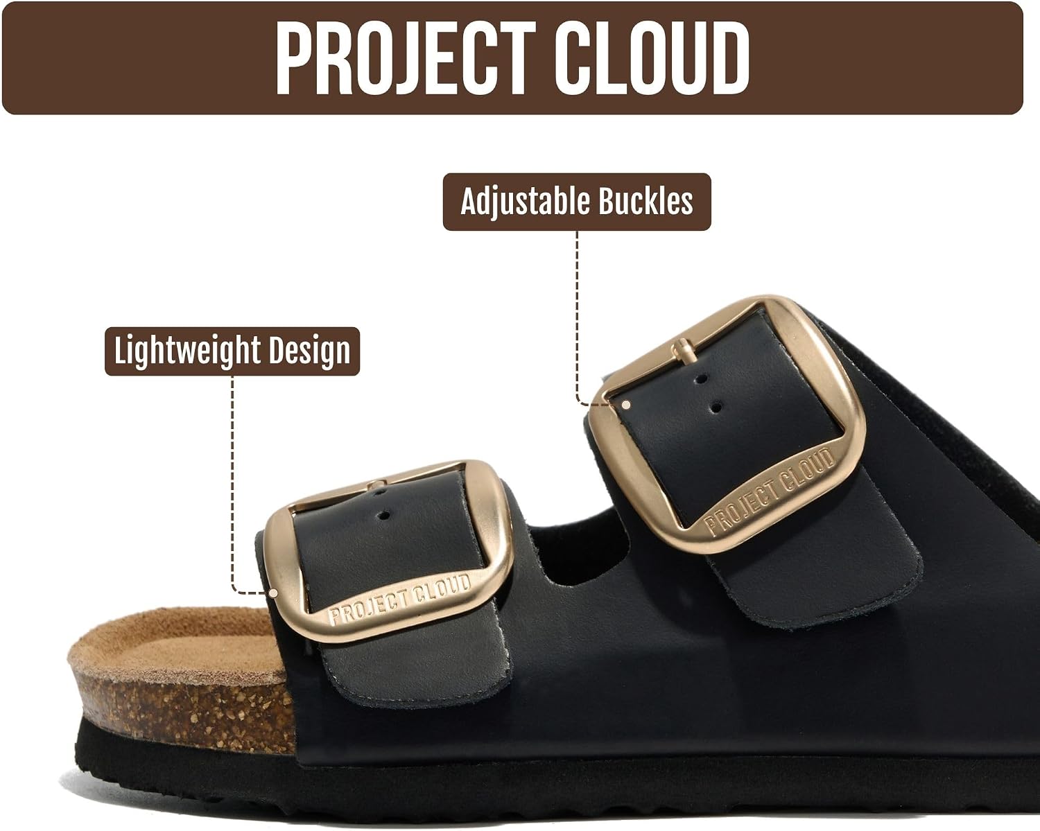 Thumbnail 3 de Project Cloud Santorini Leather Sandals