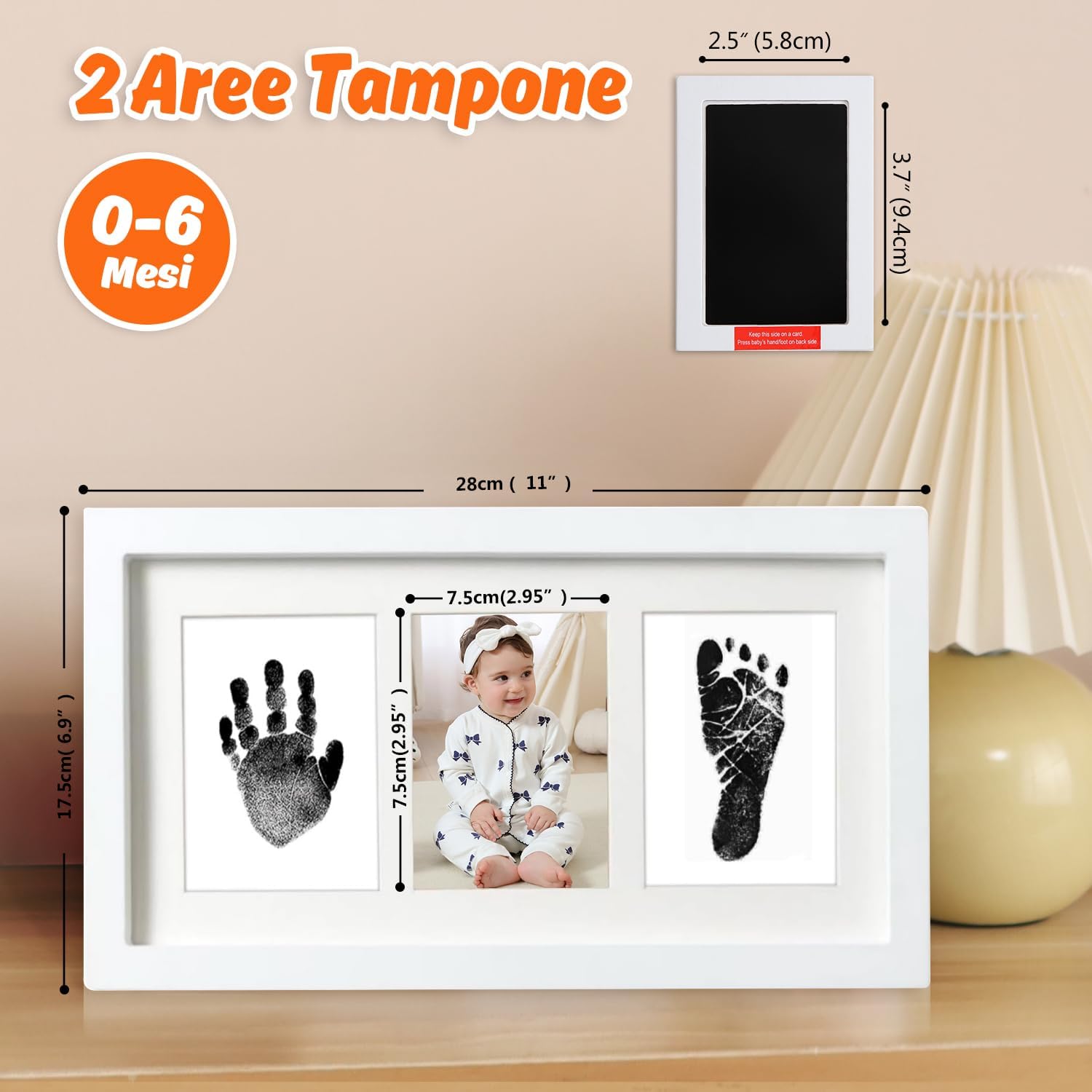 Thumbnail 4 de PewinGo Cornice con Impronta Bimbo – Set impronte Bimbi con Touchpad sicuro senza inchiostro