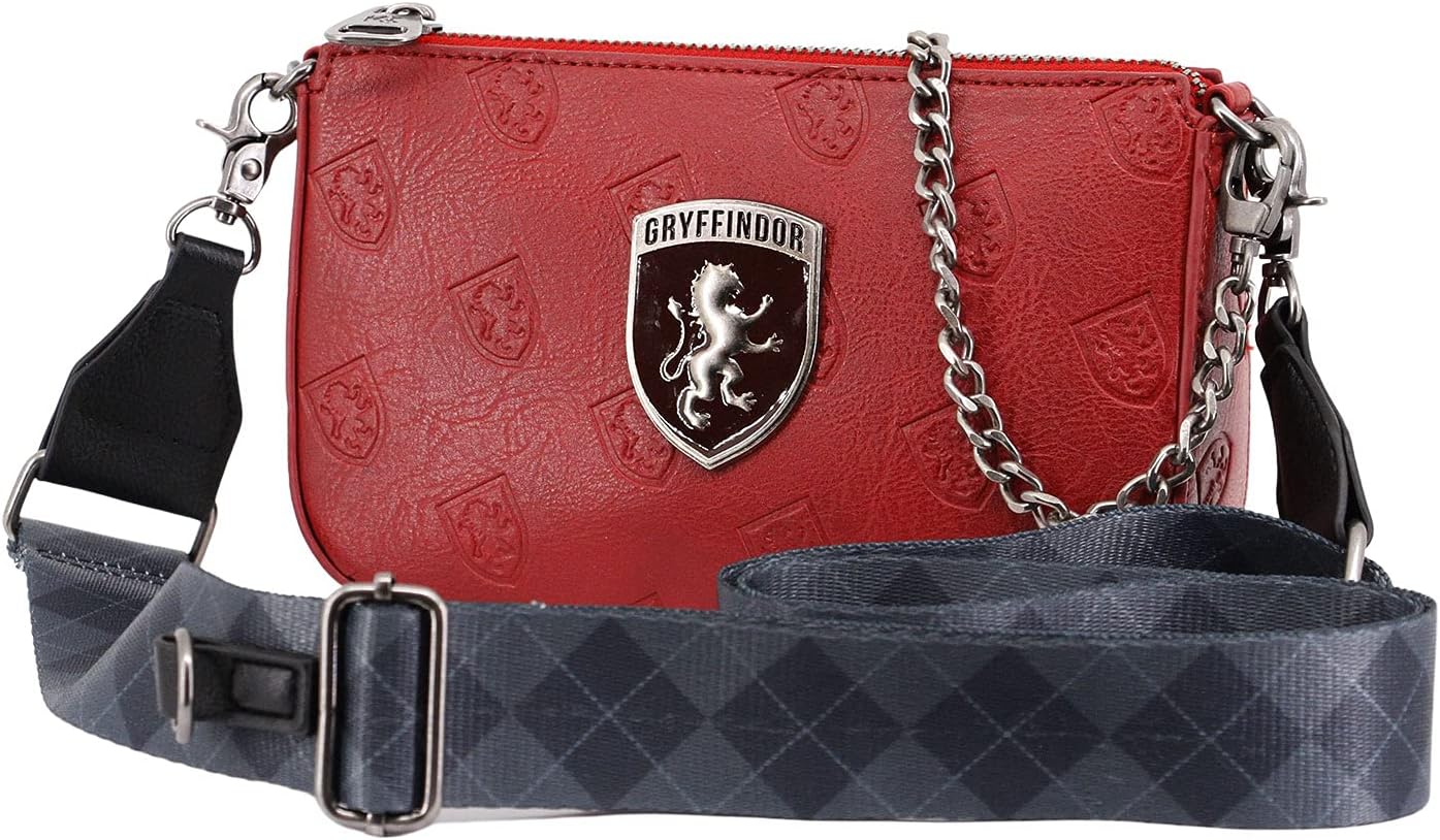 Detalle de Harry Potter Emblem-Borsa IHoney Borgogna 20x13 cm – KARACTERMANIA