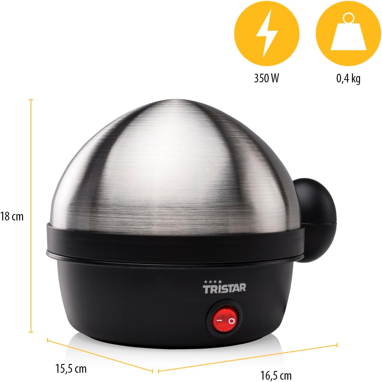 Thumbnail 5 de Tristar EK-3076 Cocedor de huevos para 7 unidades