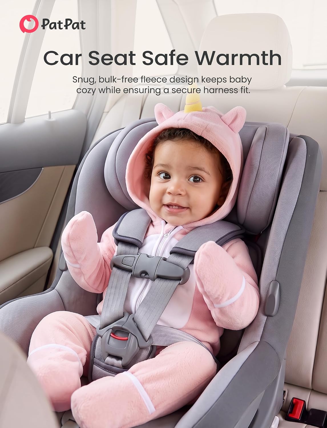Detalle de PATPAT Baby Fleece Footie