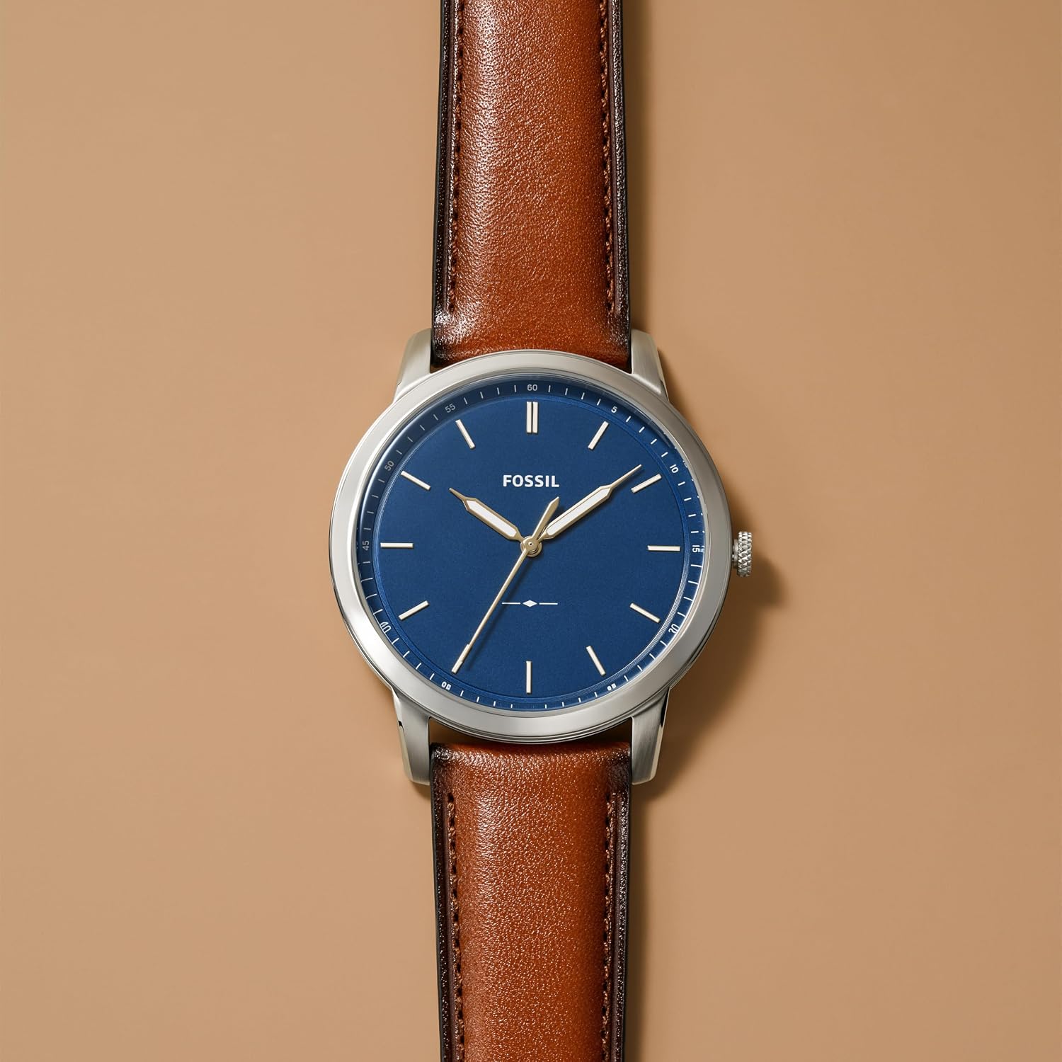 Detalle de Fossil The Minimalist reloj 44 mm