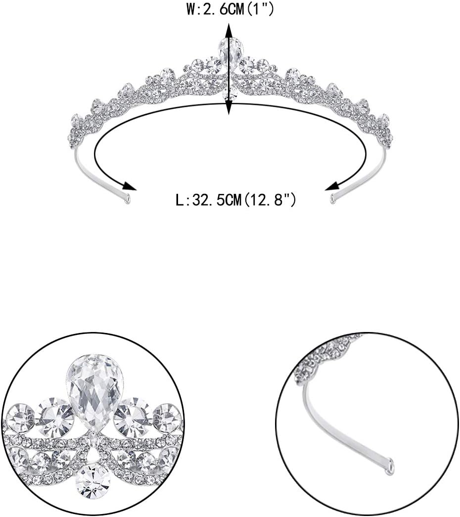 Thumbnail 5 de Ever Faith Tiara Cristallo Austriaco 44–47 cm