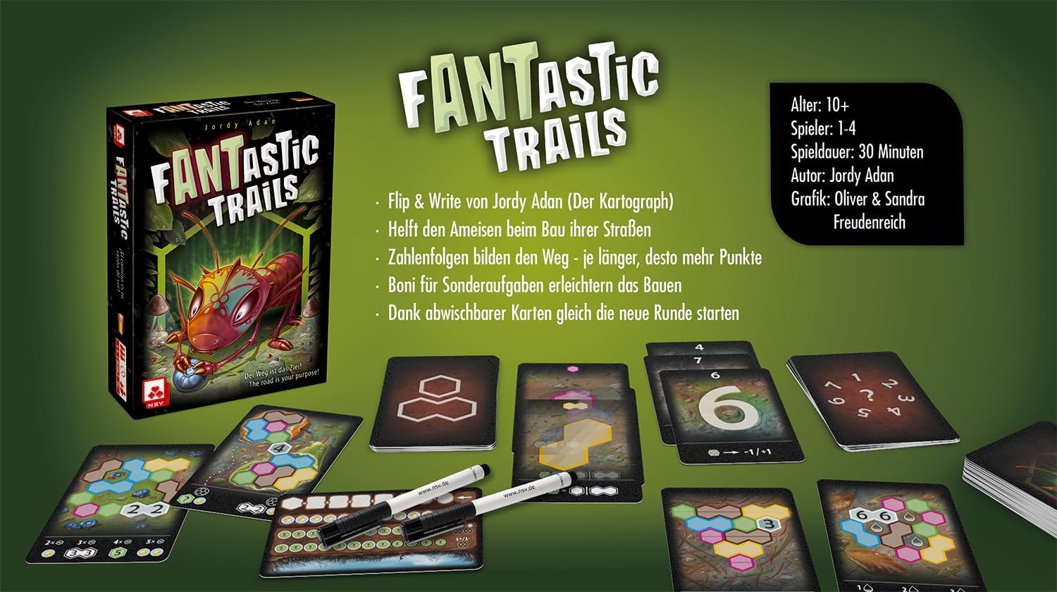 Thumbnail 3 de NSV 4154 Fantastic Trails Kartenspiel