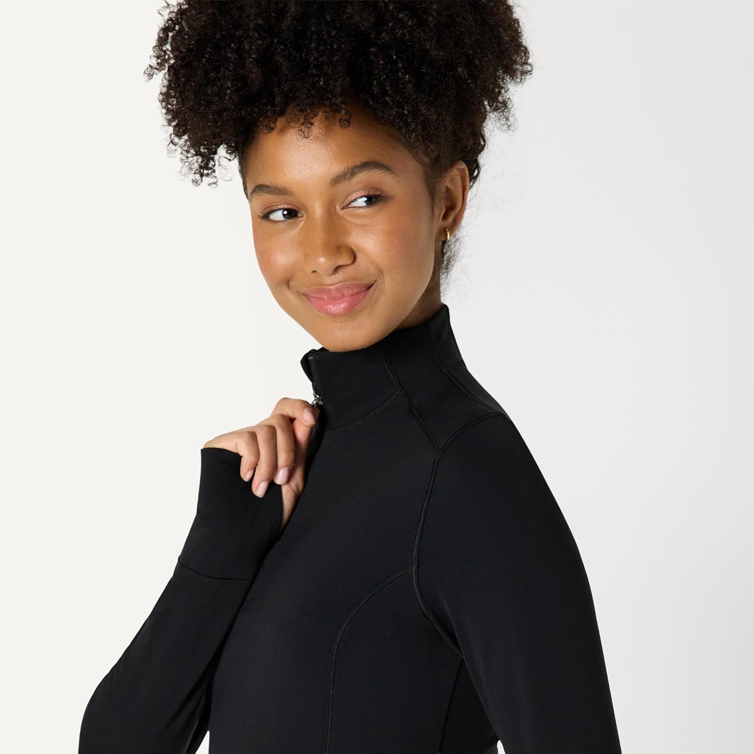 Thumbnail 4 de Amazon Essentials Damen Active FormFlex Schlupfjacke mit Viertelreißverschluss – schlanke Passform