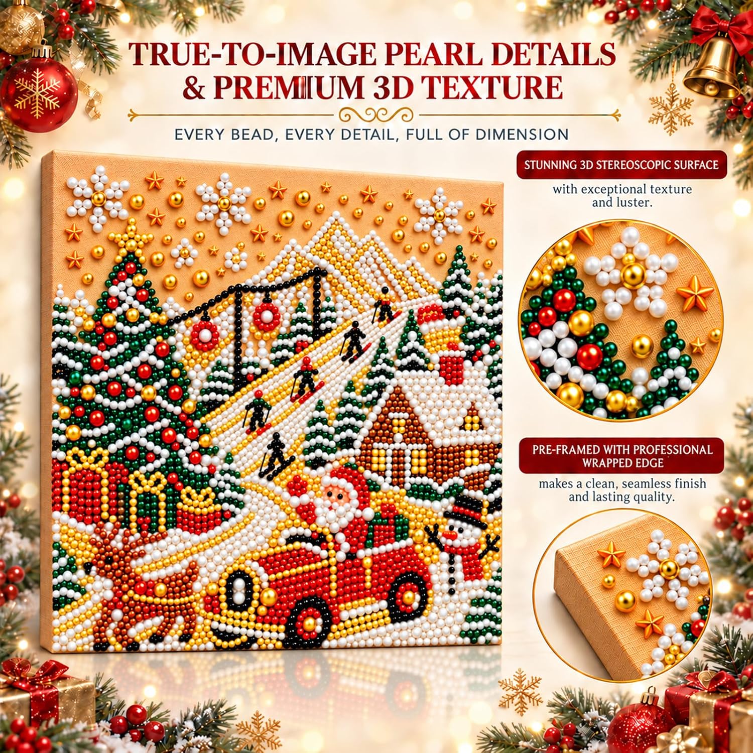 Detalle de Pearl and Diamond Art Kit, 10 x 10 in