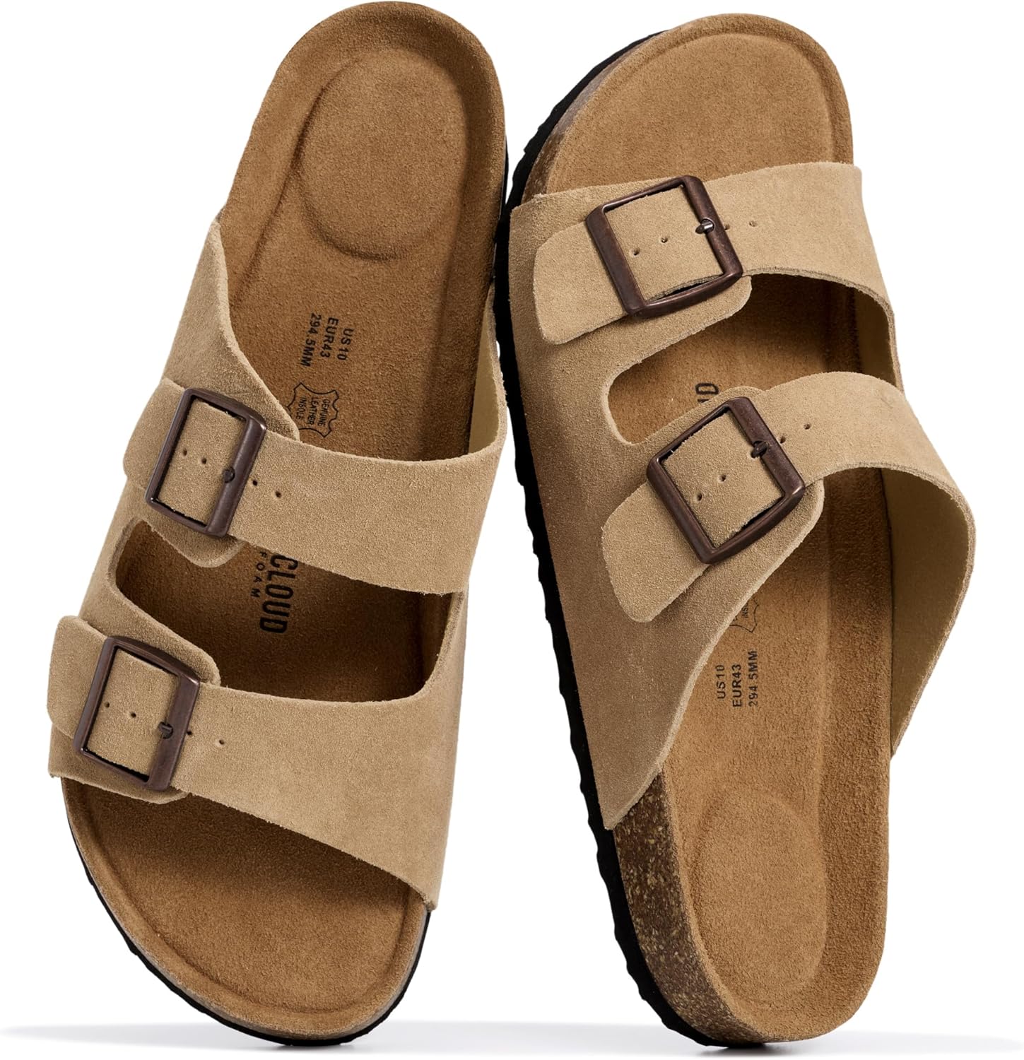 Thumbnail 5 de Project Cloud Heritage Sandal: 100% Genuine Leather Mens Sandals with Memory Foam Insole