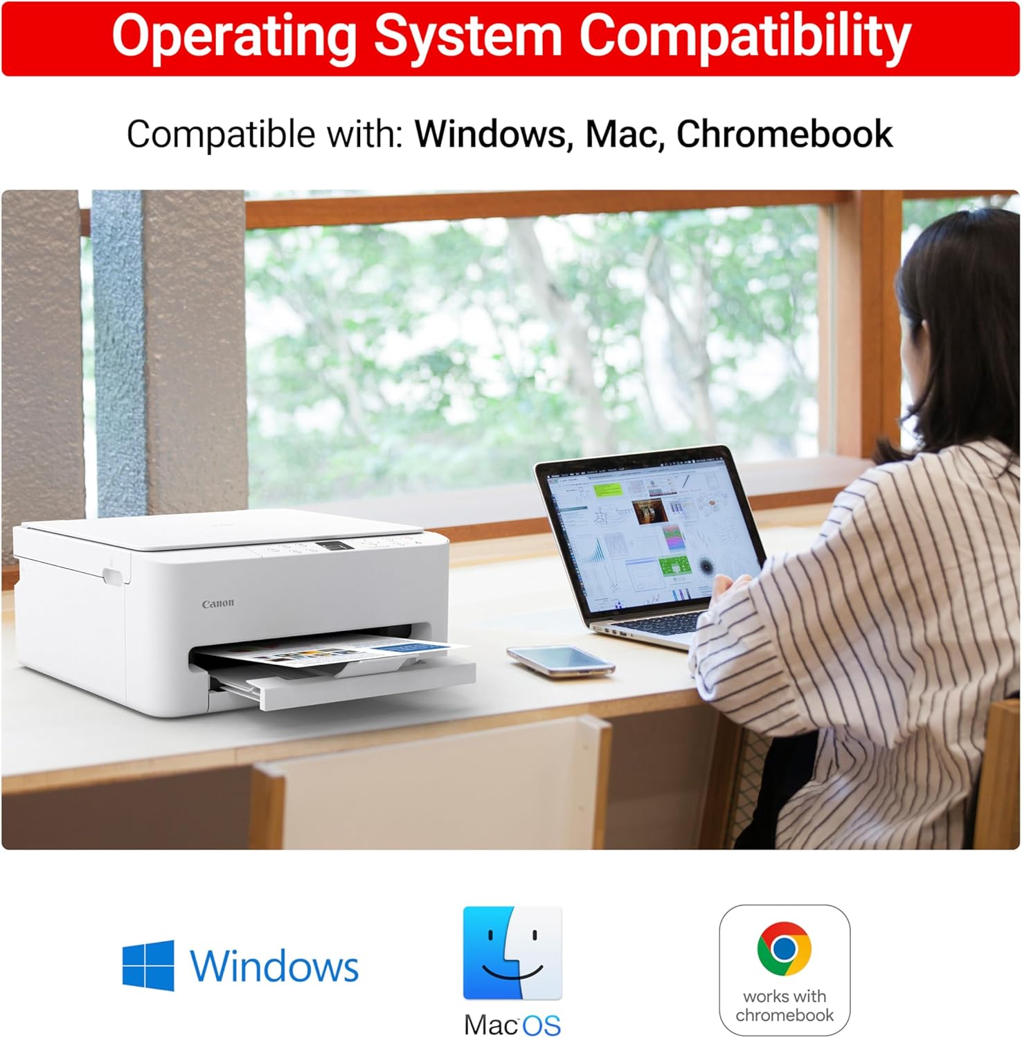 Thumbnail 3 de Canon PIXMA TS6520 Wireless Color Inkjet Printer: A Practical Home All‑In‑One