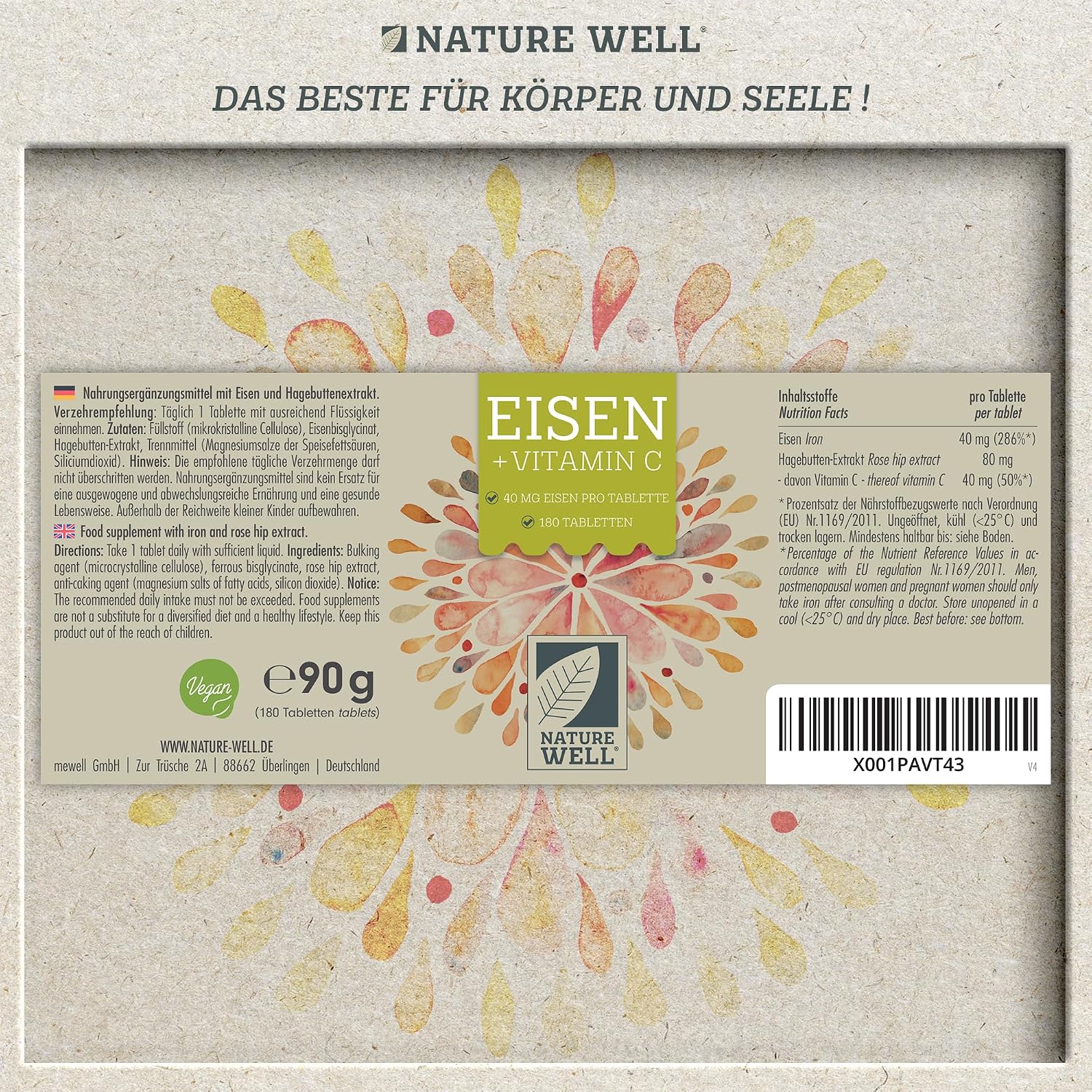 Thumbnail 5 de Eisentabletten hochdosiert 180x 40 mg Eisen