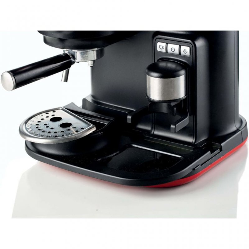 Detalle de Ariete Moderna Cafetera 15 bares 1080 W rojo/negro